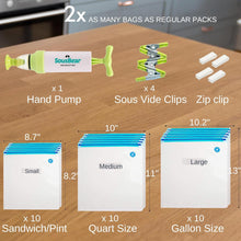 Load image into Gallery viewer, "Love these sous vide bags! I received these bags as part of a gift with my new Anova Nano!" - Shannon L . SousBear customer
