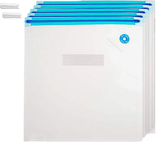 Load image into Gallery viewer, 20pack 1-Gallon Reusable Vacuum Zipper Bags for Sous Vide & Food Storage, 2 Sealing Clips